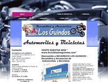 Tablet Screenshot of losguindosautomocion.es